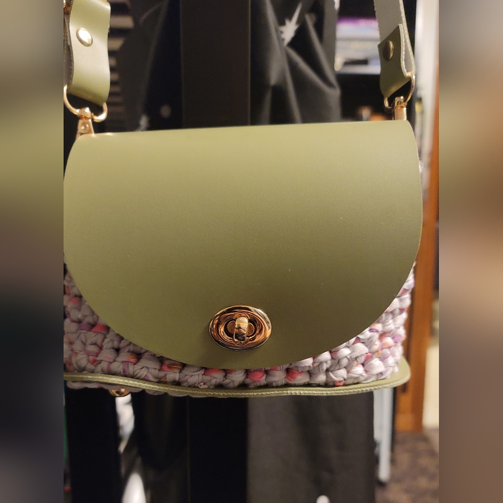 Small purse with adjustable strap